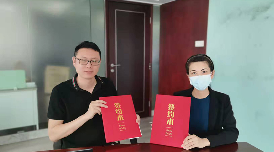 祝賀！金環(huán)電器與寧波某品牌電商客戶再次合作，簽約成功！